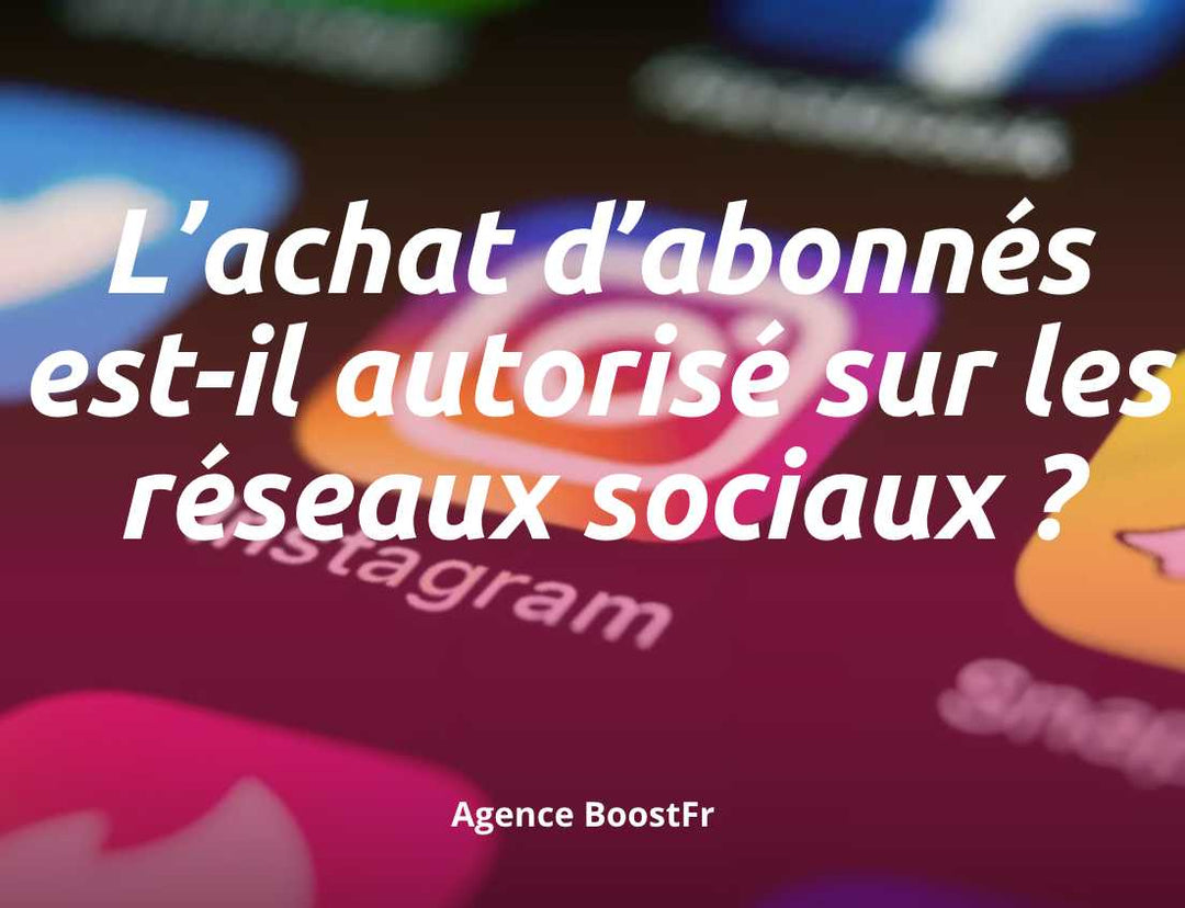 L’Achat d’Abonnés est-il Autorisé sur les Réseaux Sociaux ?